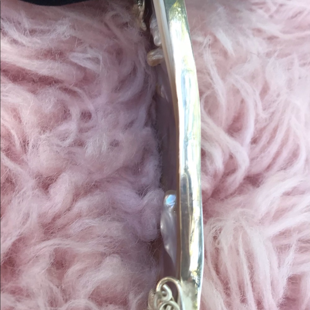 Gorgeous large mabe blister Pearl and sterling silver pendant - Picture 6 of 6